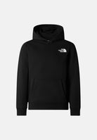 THE NORTH FACE Felpa con cappuccio NSE Box nera per bambino e bambina NF0A89H9JK31  THE NORTH FACE 