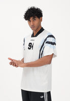 ADIDAS ORIGINALS T-shirt a manica corta Santiago AOP bianca da uomo KE2154 . ADIDAS ORIGINALS 