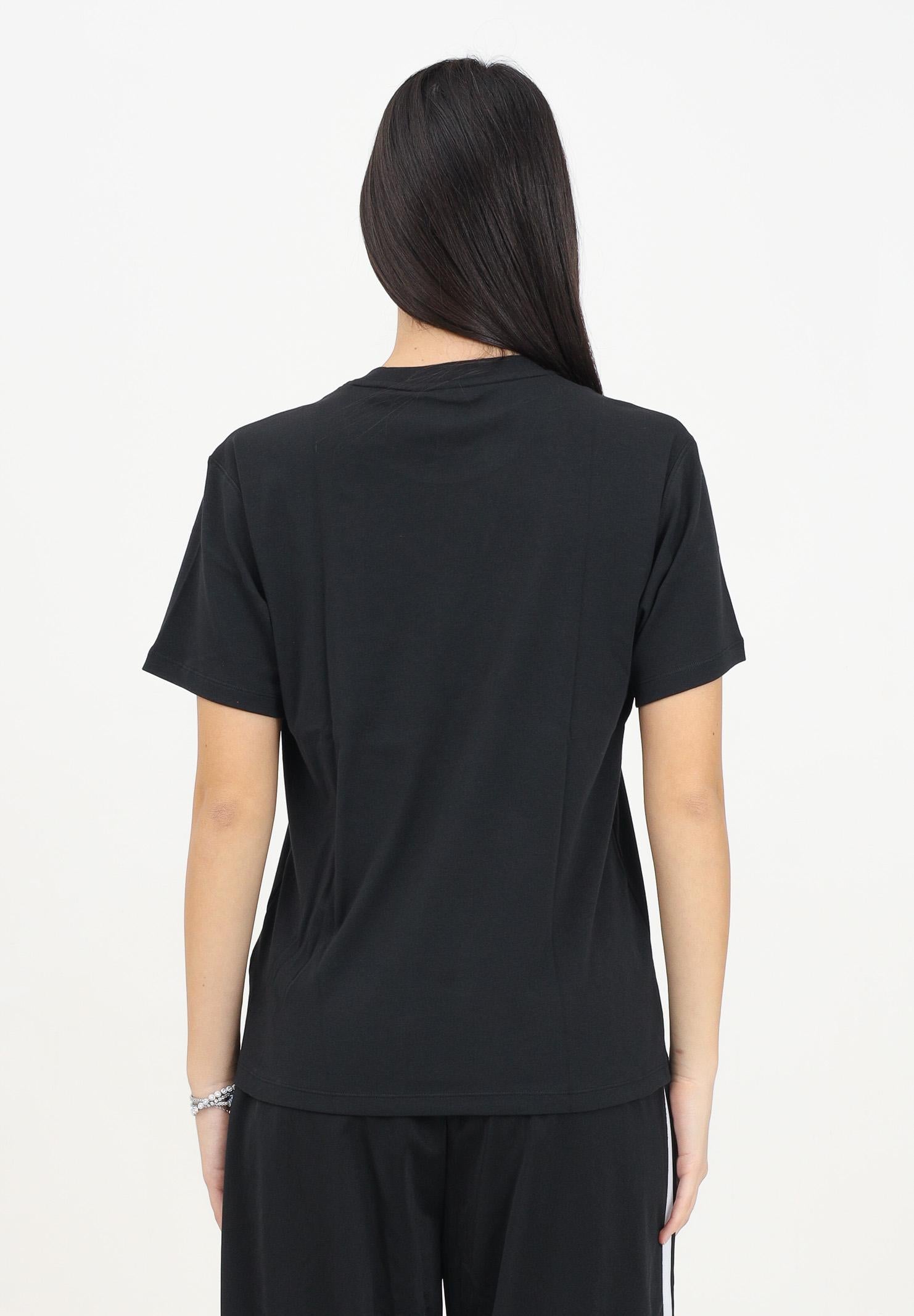 T-shirt a manica corta Trefoil nera da donna IR9533 . ADIDAS ORIGINALS 