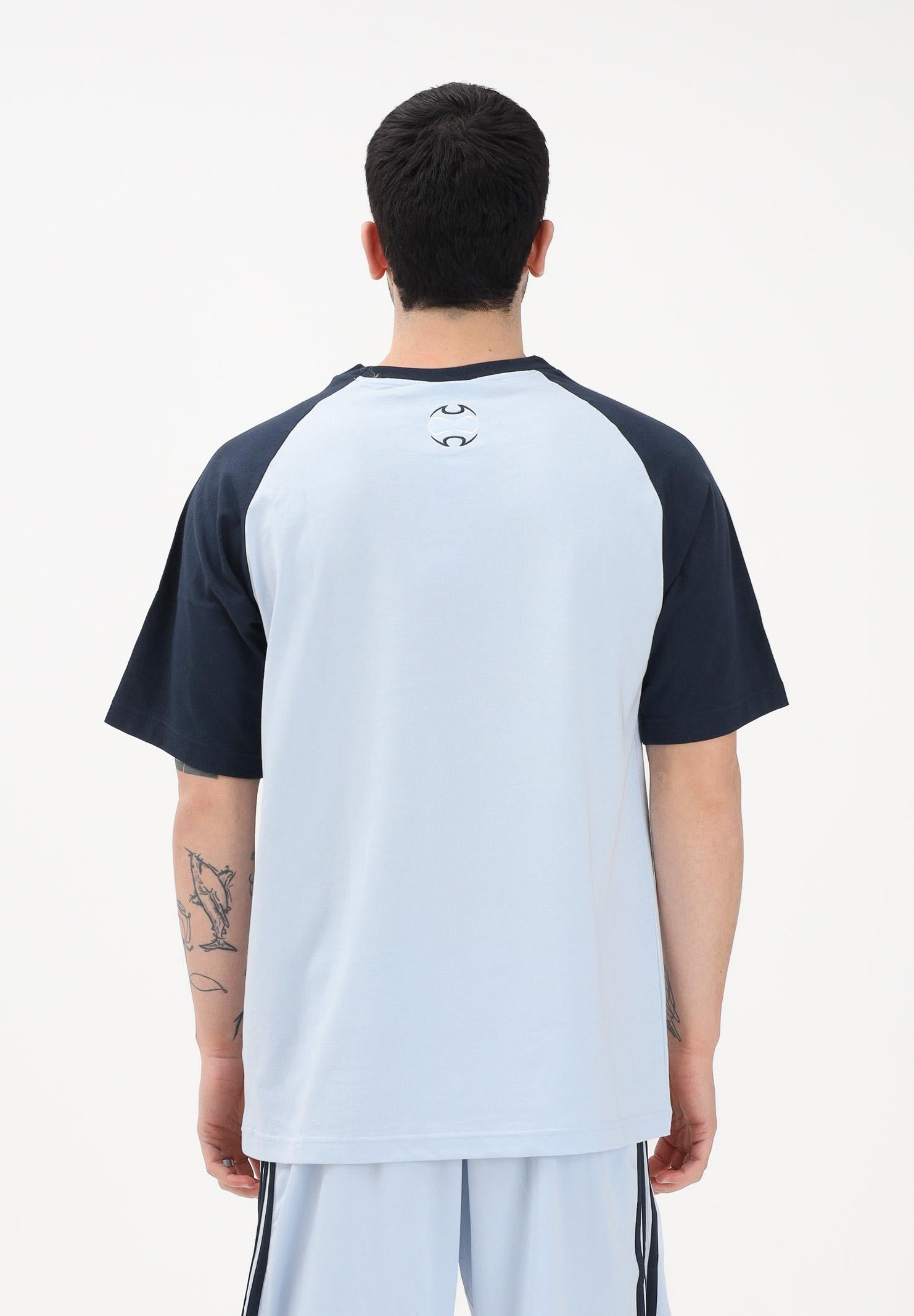 ADIDAS ORIGINALS T-shirt a manica corta Adicolor Teamgeist celeste da uomo KD4350 . ADIDAS ORIGINALS 
