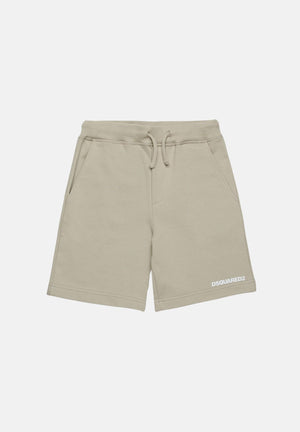 DSQUARED2 Shorts beige da neonato con logo DQ2871D0094 DQ717 DSQUARED2 
