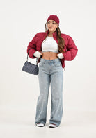 CALVIN KLEIN JEANS Jeans in denim chiaro da donna con monogramma logo LV047C785G0MI . CALVIN KLEIN JEANS 