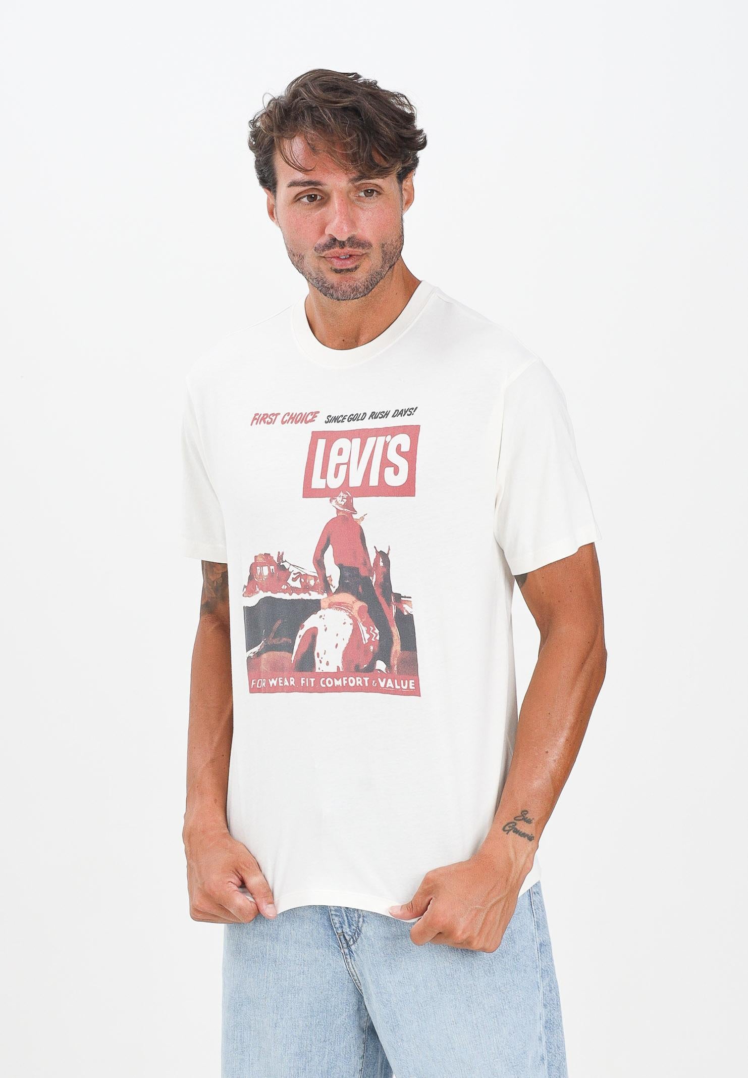 LEVI'S® T-shirt a manica corta Vintage panna da uomo 87373-0228 . LEVI'S® 