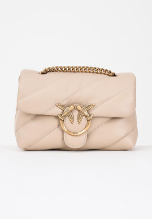 PINKO Borsa a tracolla Mini Love Bag Puff nude da donna 100039A0F2 C50Q PINKO 