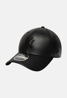 NEW ERA Cappello con visiera 9FORTY M-Crown New York Yankees MLB in ecopelle nera per uomo e donna 60759034 . NEW ERA 