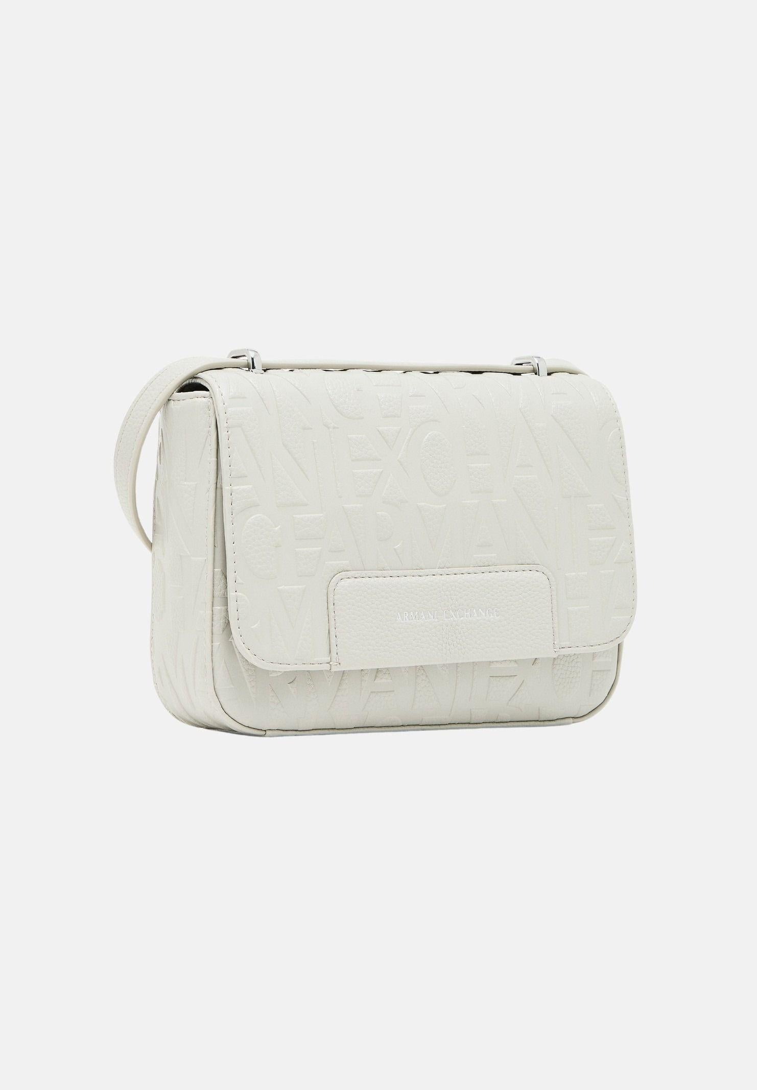 ARMANI EXCHANGE Borsa a tracolla bianca da donna con logo XW001577AF15774 U0011 ARMANI EXCHANGE 