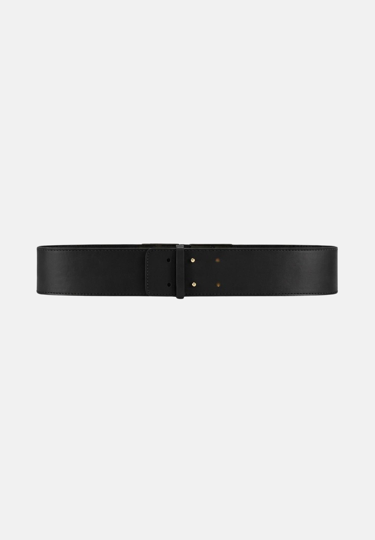 ELISABETTA FRANCHI Cintura nera da donna con placca logo CT21S62E2 110 ELISABETTA FRANCHI 