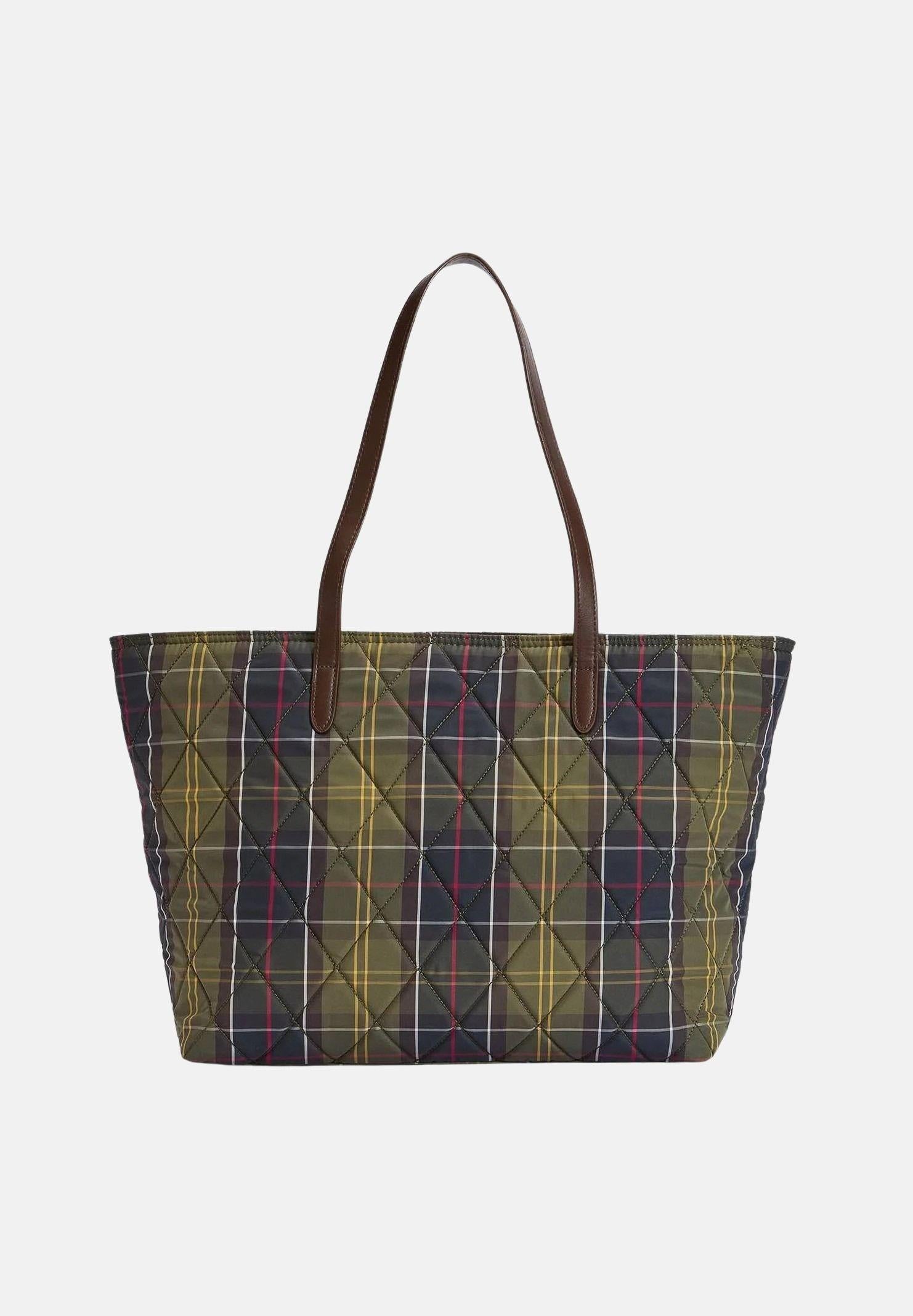 BARBOUR Shopper Wetherham tartan nei toni del verde e blu da donna 261-LBA0344 OL71 BARBOUR 