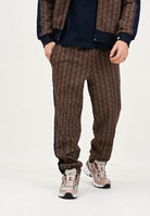 LACOSTE Pantalone sportivo marrone da uomo con monogramma Paris XH1440 9I4 LACOSTE 