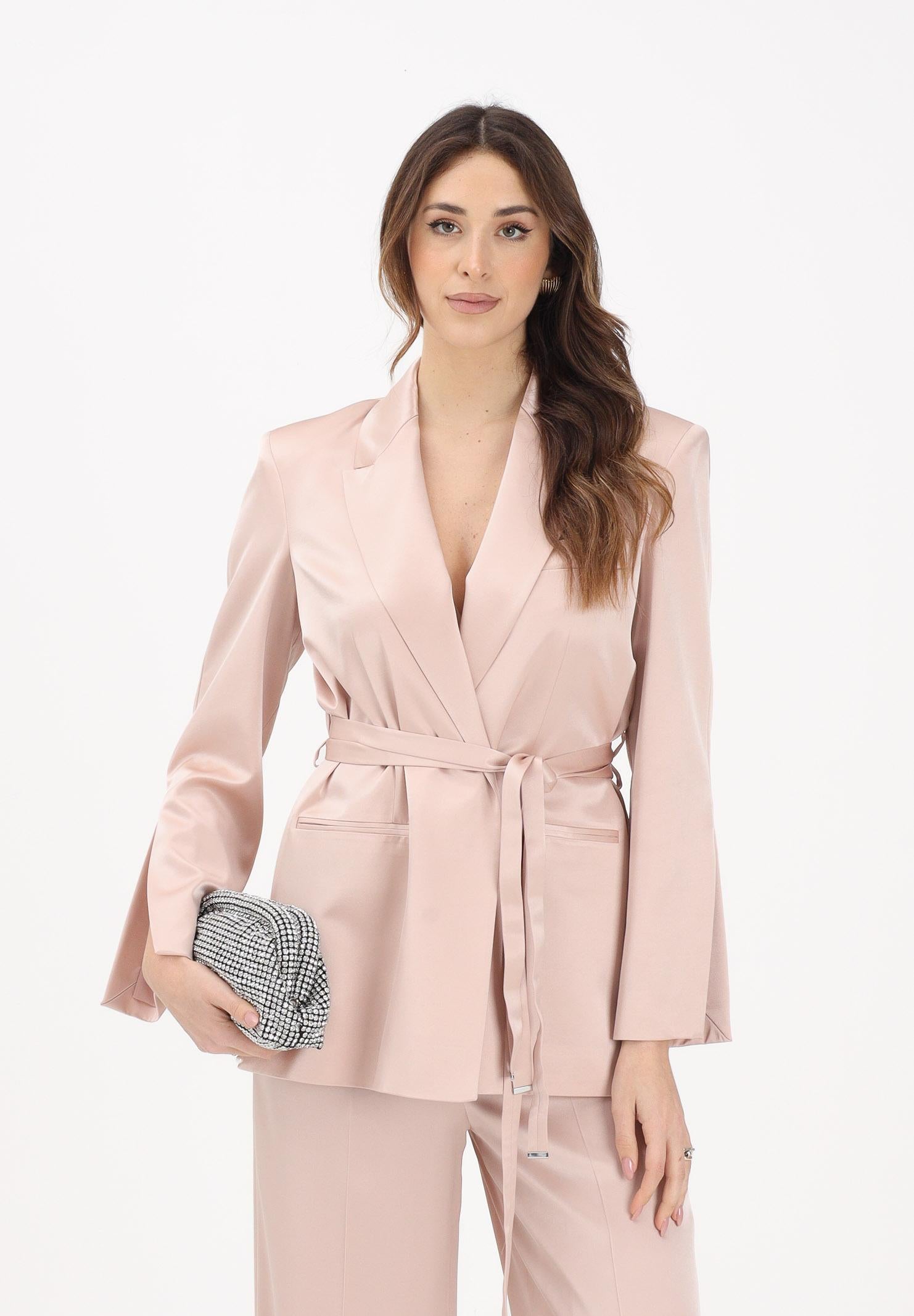 PINKO Giacca rosa da donna con cintura 106589A1Y5 Q35 PINKO 