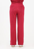 GCDS Pantalone sportivo bordeaux per uomo e donna con stampa logo B2EW3001JD1 49 GCDS 