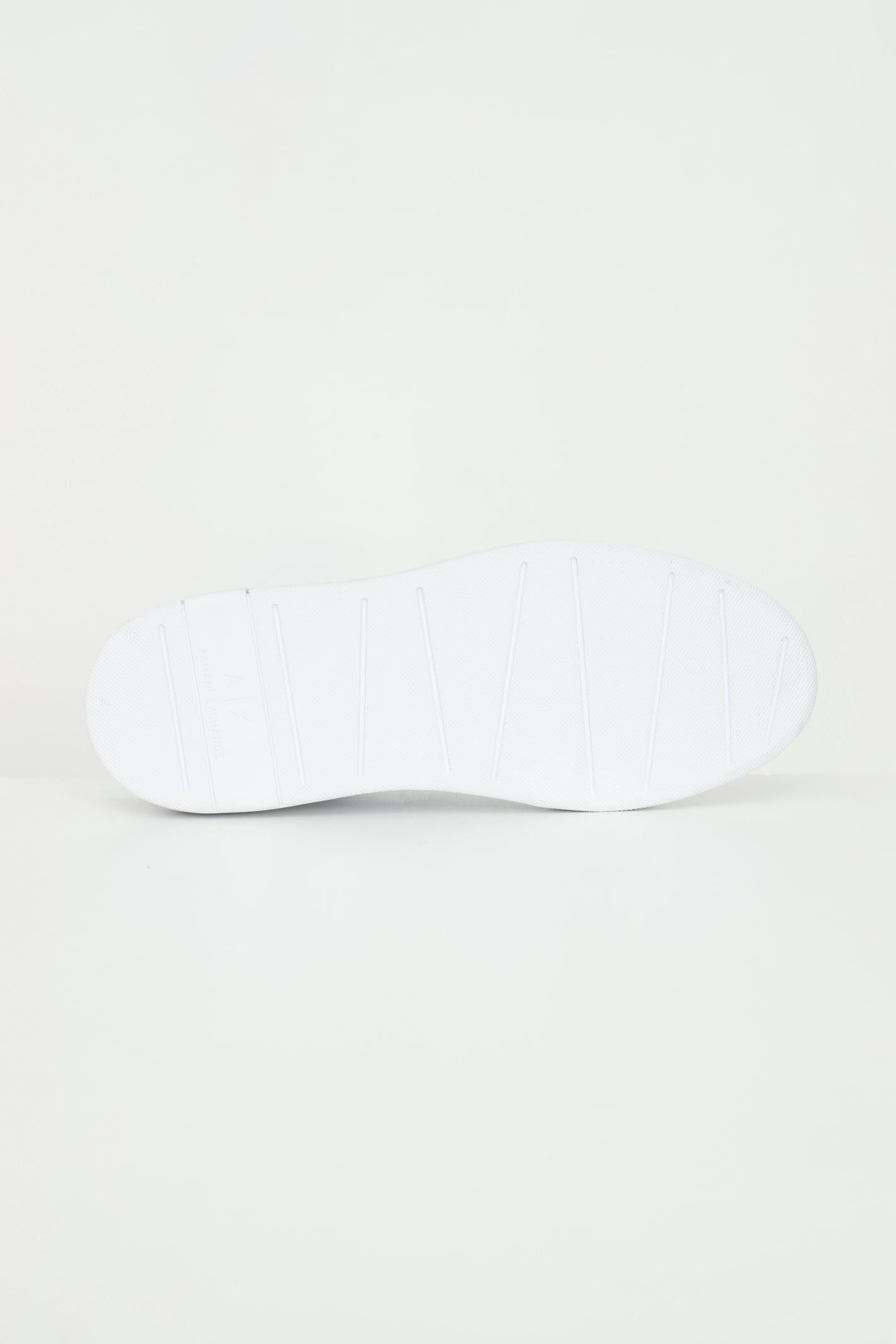 ARMANI EXCHANGE: Sneakers Bianche da Uomo con Logo