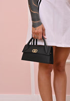 MARC ELLIS Borsa a mano Flat Arrow nera da donna FLAT-ARROW25 BLLIGO MARC ELLIS 