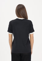 ADIDAS ORIGINALS T-shirt a manica corta SUMEMR GLOW ADVANCED THREE STRIPES nera da donna KY8127 . ADIDAS ORIGINALS 