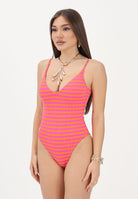 RALPH LAUREN Costume intero fucsia e arancione da donna 21605414 PIOR RALPH LAUREN 