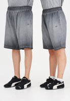 NEW ERA Shorts sportivo New York Yankees MLB Washed Logo grigio per uomo e donna 60856194 . NEW ERA 
