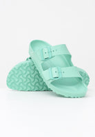 BIRKENSTOCK Ciabatte Arizona Essentials verde acqua per uomo e donna 1019120 . BIRKENSTOCK 