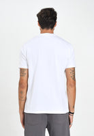 ARMANI EXCHANGE T-shirt a manica corta bianca da uomo con stampa logo XM001281AF10361 U0002 ARMANI EXCHANGE 