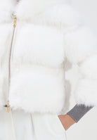 YES LONDON Pelliccia bianca da donna ECO031 BI YES LONDON 