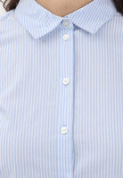 JDY Camicia a manica lunga da donna realizzata in tessuto azzurro chiaro con sottile motivo a righe 15149877 CABLWI JDY 