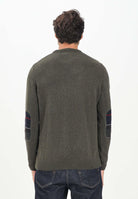 BARBOUR Maglione girocollo Holden verde da uomo 252MMKN1576 OL91 BARBOUR 