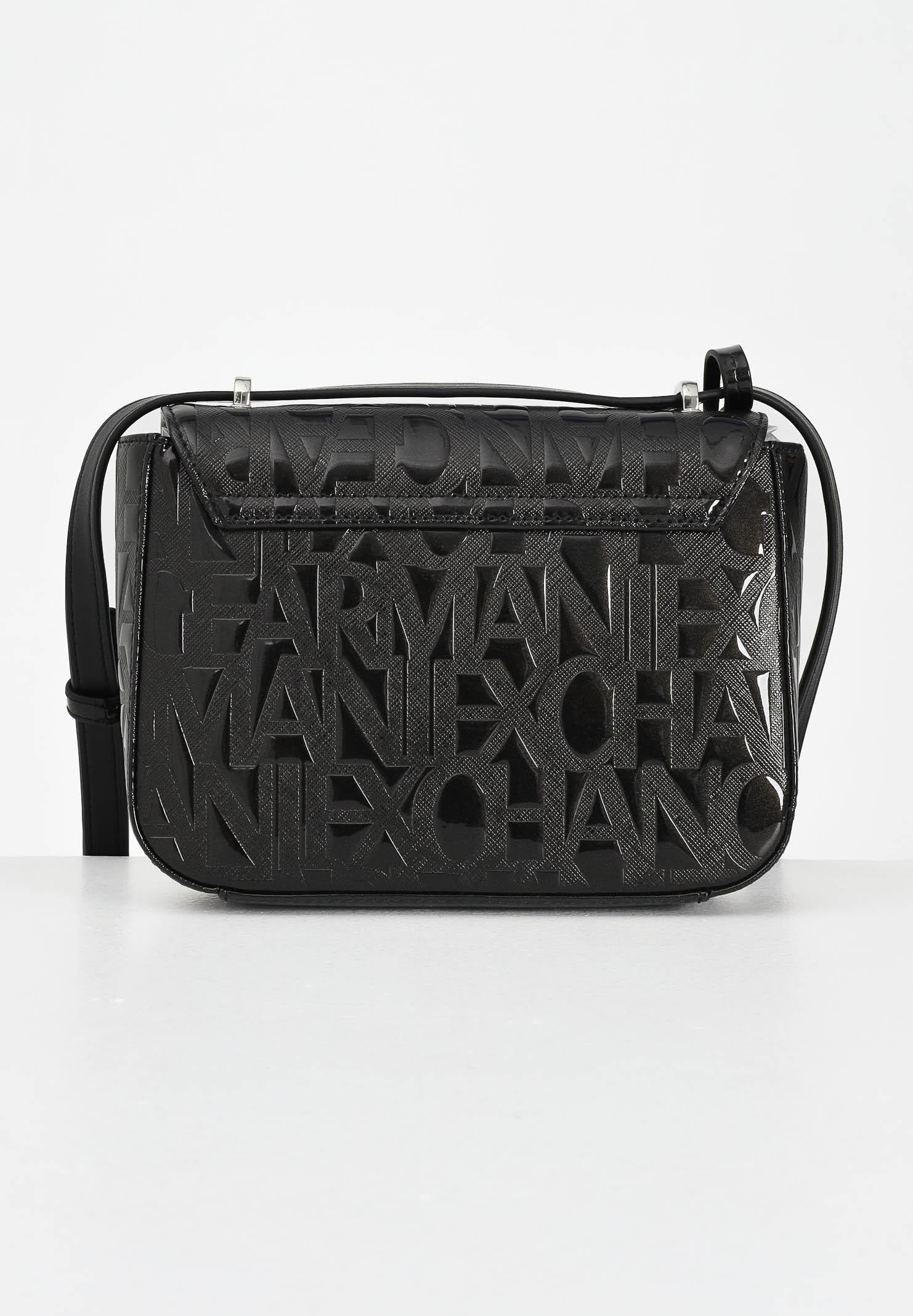 ARMANI EXCHANGE Borsa a tracolla nera da donna con logo XW001577AF17290 UC001 ARMANI EXCHANGE 
