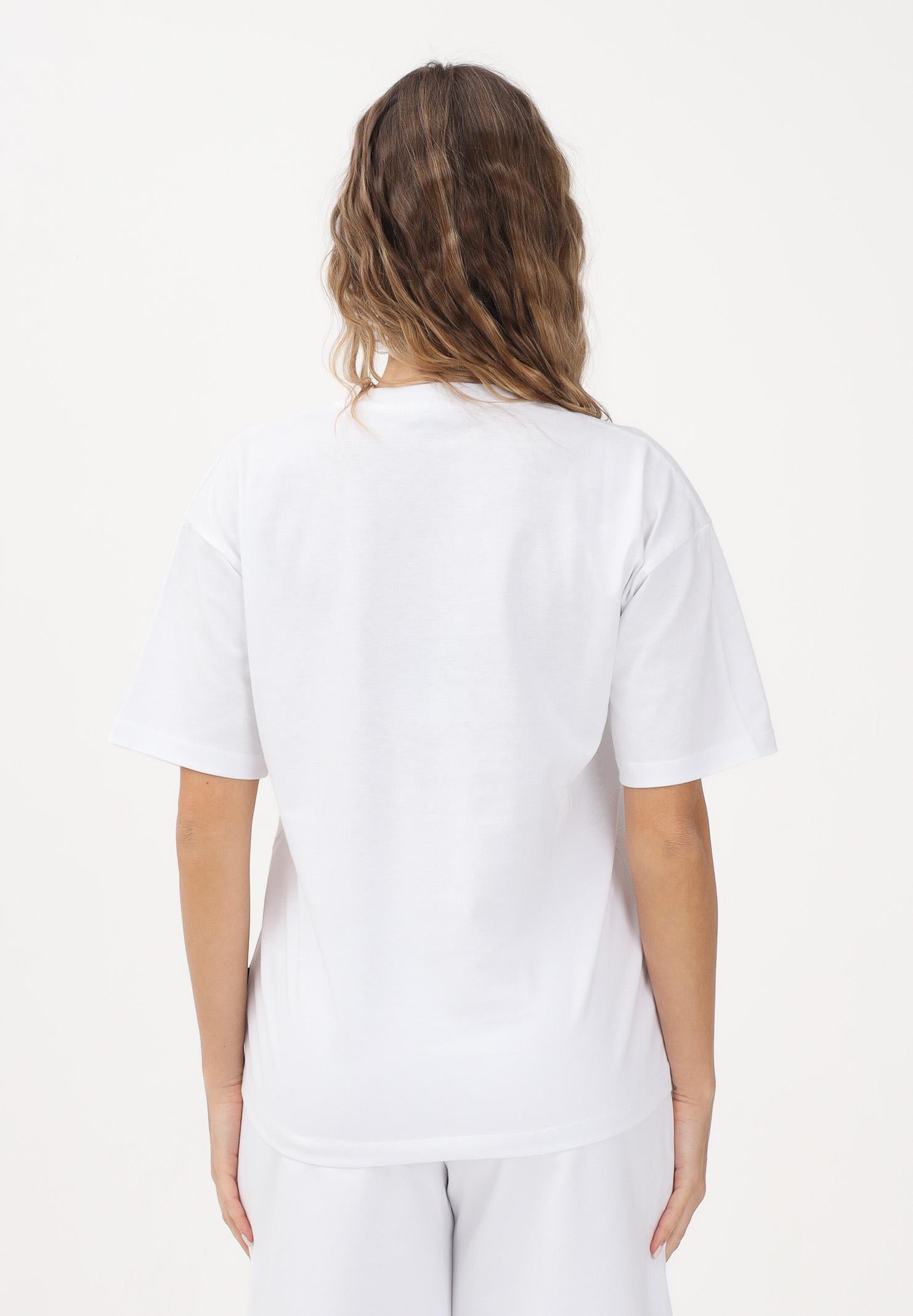 GCDS T-shirt a manica corta bianca per donna, ragazzi e bambini con logo Z0UJQC597J105 100A GCDS 