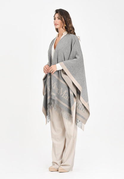MAX MARA Hildestd grey women's cape – Pavidas