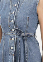 SPORTMAX Gilet SPDDOMINIO in denim medio da donna 2612161015600 005 SPORTMAX 