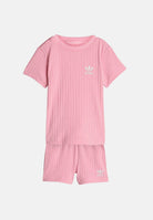 ADIDAS ORIGINALS Completino Regular Wide Rib rosa da neonato KE4985 . ADIDAS ORIGINALS 
