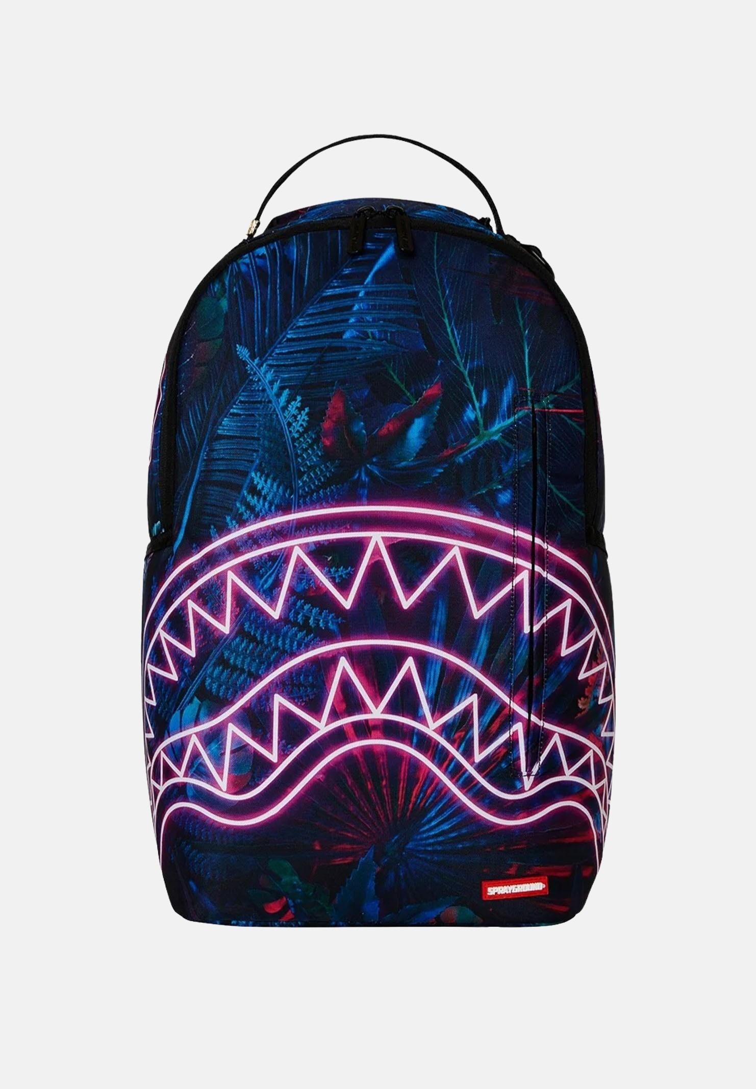 SPRAYGROUND Zaino MAGENTA NEON JUNGLE DLXR blu per uomo e donna 910B6786NSZ  SPRAYGROUND 