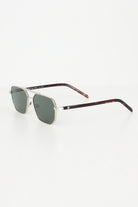 Occhiali da sole per uomo e donna con montatura argento e aste tartarugate 15032 05 CRISTIAN LEROY 