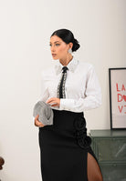 MAX MARA Camica a manica lunga STAFFA bianca da donna 2526116042600 001 MAX MARA 