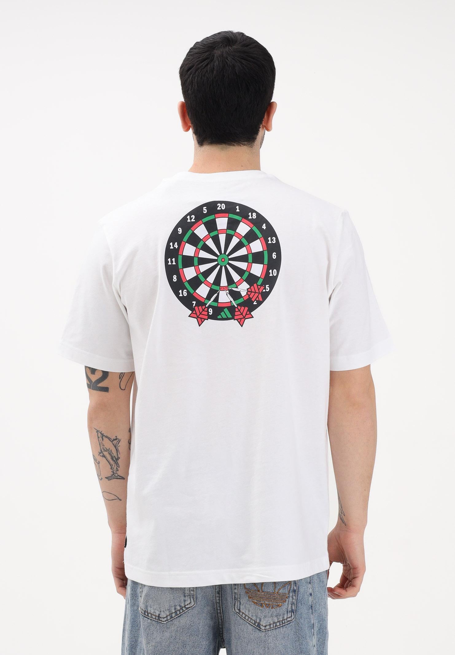 ADIDAS PERFORMANCE T-shirt a manica corta NOVELTY DART bianca da uomo JZ5041 . ADIDAS PERFORMANCE 