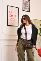 DIESEL Borsa a tracolla Crossbody nera da donna J02138PR525 T8013 DIESEL 