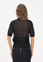 ELISABETTA FRANCHI Polo a manica corta nera da donna con reggiseno MK80B61E2 110 ELISABETTA FRANCHI 