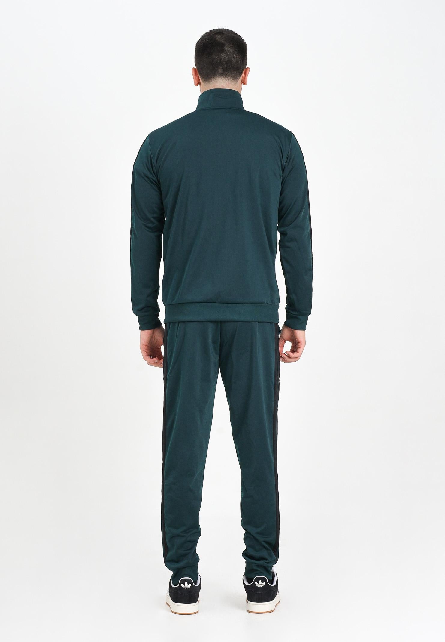 ADIDAS PERFORMANCE Tuta Basic 3 Strisce Tricot verde da uomo JX5502  ADIDAS PERFORMANCE 