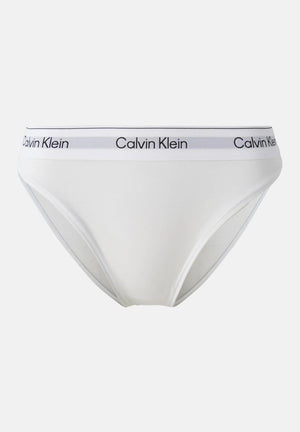 CALVIN KLEIN Slip bianco da donna con elastico logato LV00QF8524 100 CALVIN KLEIN 