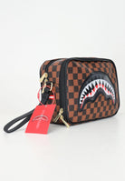 SPRAYGROUND Pochette / beauty SHARKS IN PARIS LENTICULAR CHOMP TOILETRY BRICK marrone per uomo e donna 910B6525NSZ  SPRAYGROUND 