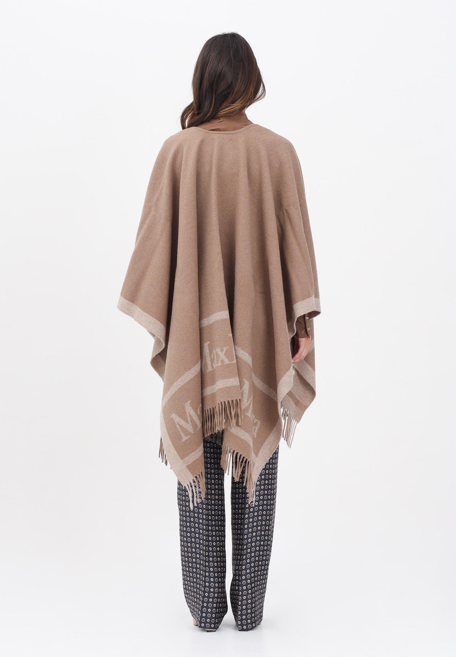 MAX MARA Mantella Color Cammello Donna