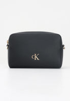 CALVIN KLEIN Borsa a tracolla nera da donna con logo LV04K3162G UB1 CALVIN KLEIN 