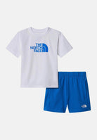 THE NORTH FACE Completino Cotton Summer bianco e blu da bambino NF0A8ANUTL41 . THE NORTH FACE 