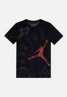 T-shirt a manica corta nera per bambino e bambina con grafiche logo 95D525 023 JORDAN 