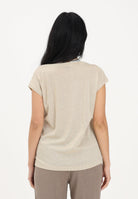 ONLY T-shirt a manica corta oro da donna 15136069 GOCO ONLY 