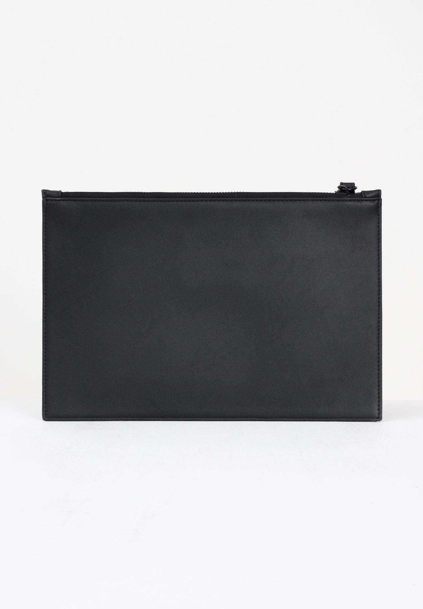 MARCELO BURLON COUNTY OF MILAN Pochette a mano nera per uomo e donna con stampa COMAF250134 . MARCELO BURLON COUNTY OF MILAN 