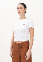LEVI'S® T-shirt a manica corta ESSENTIAL bianca da donna A7419-0013 . LEVI'S® 