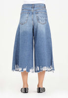 PINKO Bermuda in denim da donna con orlo distressed 104646A2RU PJV PINKO 