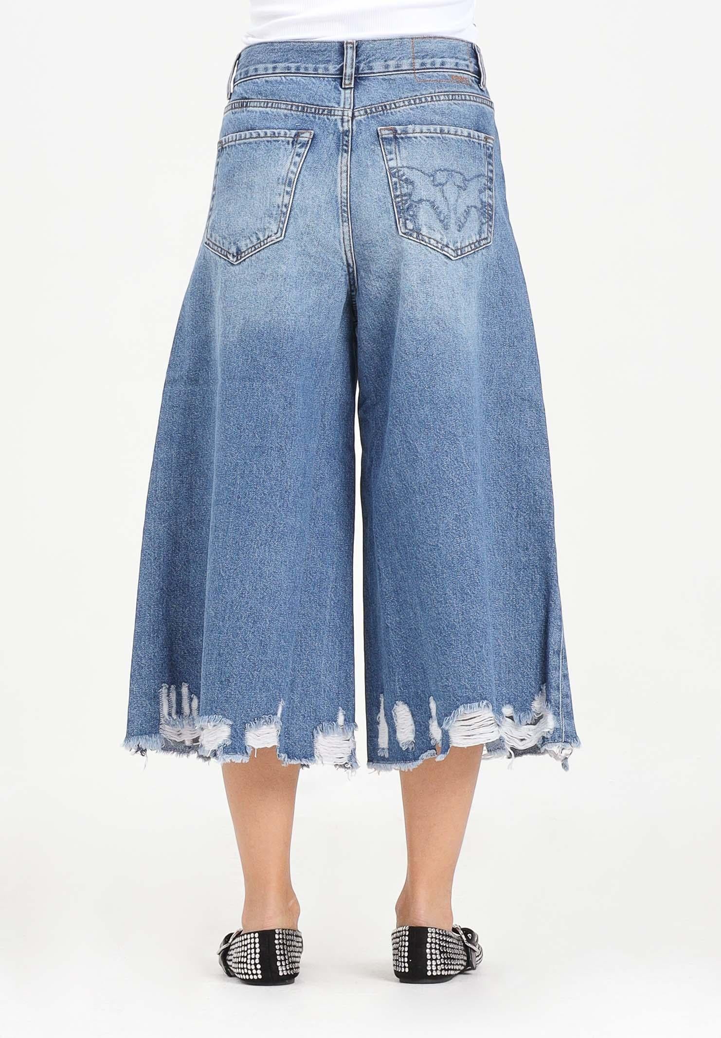 PINKO Bermuda in denim da donna con orlo distressed 104646A2RU PJV PINKO 