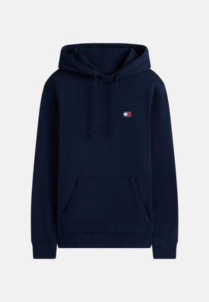 TOMMY JEANS Felpa con cappuccio Regular Badge Hoodie dark night navy blu, colore basico blu, uomo. DM0DM21922 C1G TOMMY JEANS 