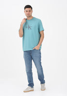 CALVIN KLEIN JEANS Jeans in denim medio da uomo LV04RE776G3MA . CALVIN KLEIN JEANS 